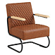 Industrial armchair Lars Cognac Industrial armchair Lars Cognac