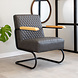 Industrial armchair Lars Antracite Industrial armchair Lars Antracite