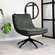 Industrial swivel Armchair Nickole Green Velvet Industrial swivel Armchair Nickole Green Velvet