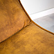Industrial swivel Armchair Nickole Cognac Velvet Industrial swivel Armchair Nickole Cognac Velvet