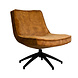 Industrial swivel Armchair Nickole Cognac Velvet Industrial swivel Armchair Nickole Cognac Velvet