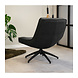 Industrial swivel Armchair Nickole Antracite Eco Leather Industrial swivel Armchair Nickole Antracite Eco Leather