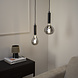 Industrial Ceiling Light Miles Smoky Glass Industrial Ceiling Light Miles Smoky Glass