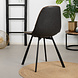 Industrial Dining Chair Logan Antracite Eco-Leather Industrial Dining Chair Logan Antracite Eco-Leather