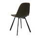 Industrial Dining Chair Logan Olive Green Eco-Leather Industrial Dining Chair Logan Olive Green Eco-Leather