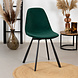 Modern Dining Chair Logan Green Velvet Modern Dining Chair Logan Green Velvet