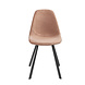 Modern Dining Chair Logan Pink Velvet Modern Dining Chair Logan Pink Velvet