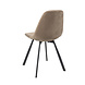 Modern Dining Chair Logan Taupe Velvet Modern Dining Chair Logan Taupe Velvet