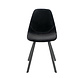 Modern Dining Chair Logan Black Velvet Modern Dining Chair Logan Black Velvet