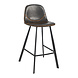 Industrial barstool Logan Antracite Eco-Leather Industrial barstool Logan Antracite Eco-Leather