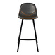 Industrial barstool Logan Antracite Eco-Leather Industrial barstool Logan Antracite Eco-Leather