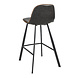 Industrial barstool Logan Antracite Eco-Leather Industrial barstool Logan Antracite Eco-Leather