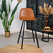Industrial barstool Logan Cognac Eco-Leather Industrial barstool Logan Cognac Eco-Leather