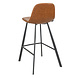 Industrial barstool Logan Cognac Eco-Leather Industrial barstool Logan Cognac Eco-Leather
