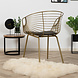 Modern Dining Chair Juli Gold Modern Dining Chair Juli Gold