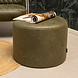 Industrial Poof Kyla Olive Green Eco-Leather Industrial Poof Kyla Olive Green Eco-Leather