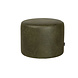 Industrial Poof Kyla Olive Green Eco-Leather Industrial Poof Kyla Olive Green Eco-Leather