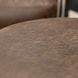 Industrial Poof Kyla Brown Eco-Leather Industrial Poof Kyla Brown Eco-Leather