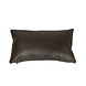 Pillow Kyla Antracite Eco-Leather 25X45CM Pillow Kyla Antracite Eco-Leather 25X45CM