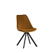 Industrial Dining chair Daisy velvet Yellow Industrial Dining chair Daisy velvet Yellow