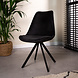 Industrial Dining chair Daisy velvet Black Industrial Dining chair Daisy velvet Black