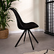 Industrial Dining chair Daisy velvet Black Industrial Dining chair Daisy velvet Black