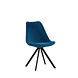 Industrial Dining chair Daisy velvet Blue Industrial Dining chair Daisy velvet Blue