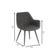 Industrial Dining Chair Cose Anthracite Industrial Dining Chair Cose Anthracite