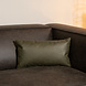 Pillow Kyla Olive Green Eco-Leather 25X45CM Pillow Kyla Olive Green Eco-Leather 25X45CM