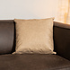 Pillow Kyla Beige Eco-Leather 45X45CM Pillow Kyla Beige Eco-Leather 45X45CM