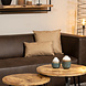 Pillow Kyla Beige Eco-Leather 45X45CM Pillow Kyla Beige Eco-Leather 45X45CM