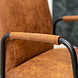 Industrial Dining Chair Mila Cognac Eco-Leather Industrial Dining Chair Mila Cognac Eco-Leather