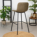 Industrial bar stool Mikky Olive Green Eco-Leather Industrial bar stool Mikky Olive Green Eco-Leather