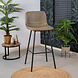 Industrial bar stool Mikky Olive Green Eco-Leather Industrial bar stool Mikky Olive Green Eco-Leather