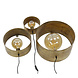 Industrial wall lamp Charger set of 3 Gold Industrial wall lamp Charger set of 3 Gold