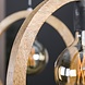 Industrial Ceiling Light Round Wood 3L Industrial Ceiling Light Round Wood 3L