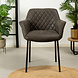 Industrial Dining Chair Club Anthracite Industrial Dining Chair Club Anthracite
