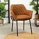 Industrial Dining Chair Club Cognac Industrial Dining Chair Club Cognac