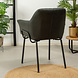 Industrial Dining Chair Club Black Industrial Dining Chair Club Black