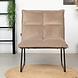 Velvet Armchair Malaga Taupe Velvet Armchair Malaga Taupe