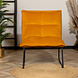 Velvet Armchair Malaga Yellow Velvet Armchair Malaga Yellow