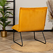 Velvet Armchair Malaga Yellow Velvet Armchair Malaga Yellow