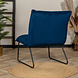 Velvet Armchair Malaga Blue Velvet Armchair Malaga Blue