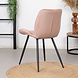 Velvet Dining Chair Toby Pink Velvet Dining Chair Toby Pink