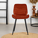 Velvet Dining Chair Toby Copper Velvet Dining Chair Toby Copper