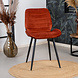 Velvet Dining Chair Toby Copper Velvet Dining Chair Toby Copper