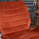 Velvet Dining Chair Toby Copper Velvet Dining Chair Toby Copper