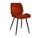 Velvet Dining Chair Toby Copper Velvet Dining Chair Toby Copper