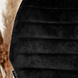 Velvet Bar Stool Toby Black Velvet Bar Stool Toby Black