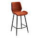 Velvet Bar Stool Toby Copper Velvet Bar Stool Toby Copper